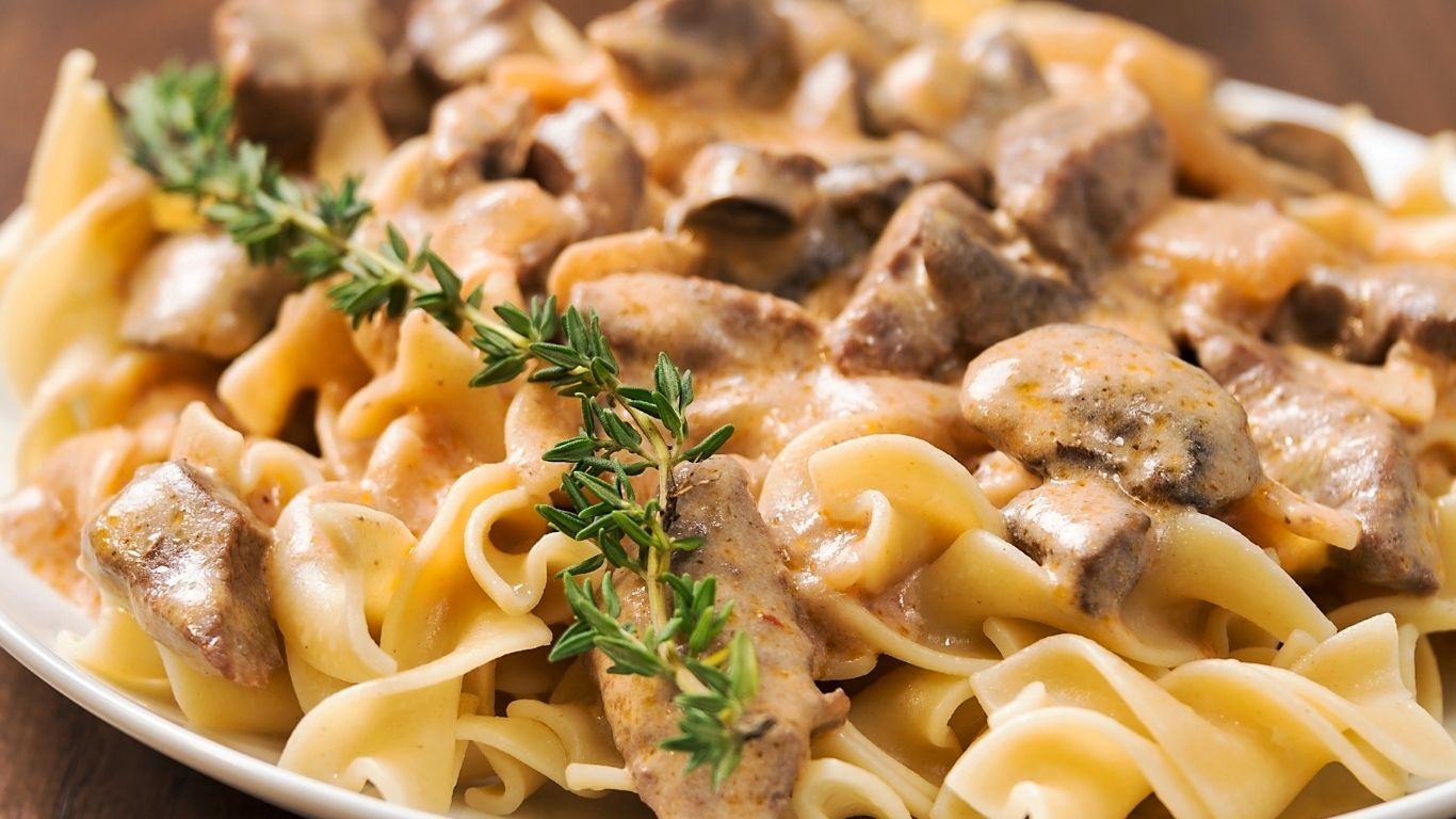 Campfire Beef Stroganoff