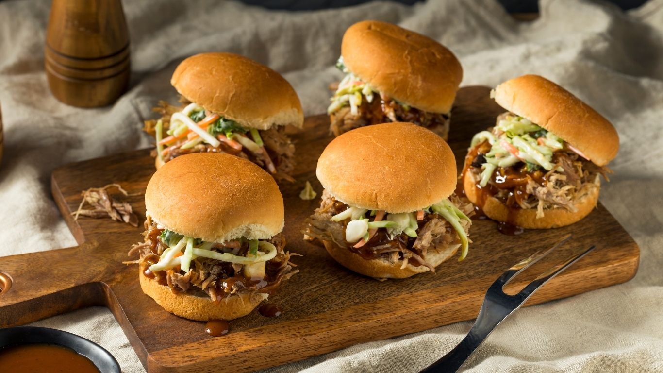 Smoky BBQ Brisket Sliders with Ranch Coleslaw