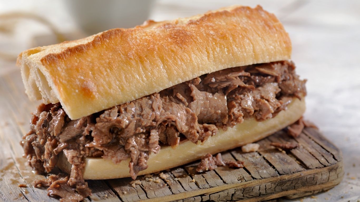 American Western Dry-Aged Prime Rib French Dip