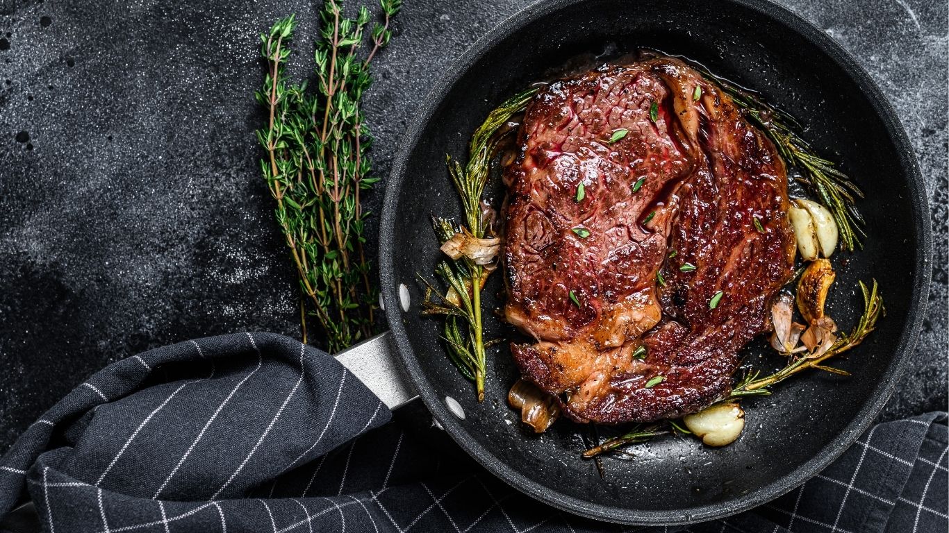 Cowboy Ribeye Skillet