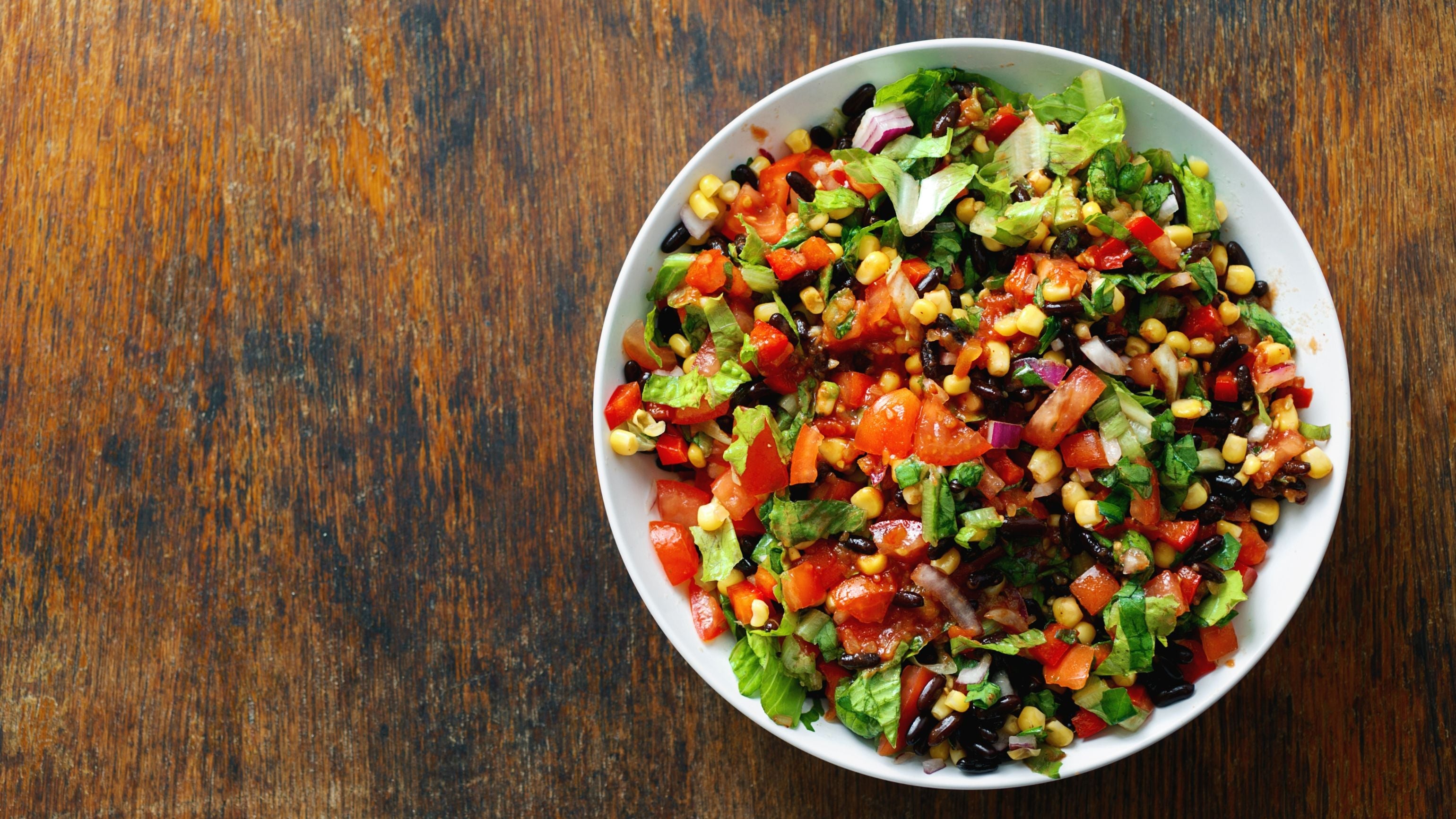 Chopped Taco Salad with Creamy Jalapeño Dressing