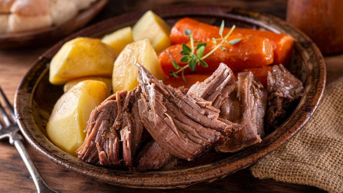 Chuck Roots Prairie-Style Slow-Cooked Chuck Roast with Root Vegetables