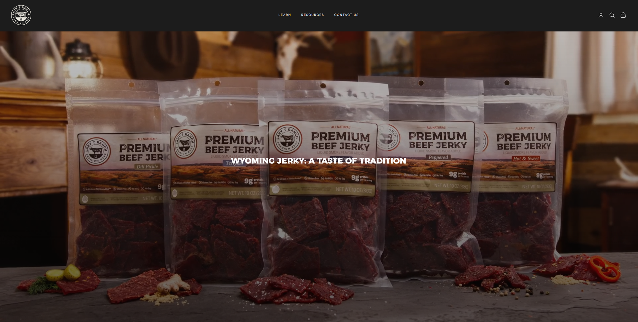 Lazy T Ranch | Wyoming Jerky | A Taste of Tradition